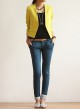 Short Cut Jacket with Two Flap Pockets